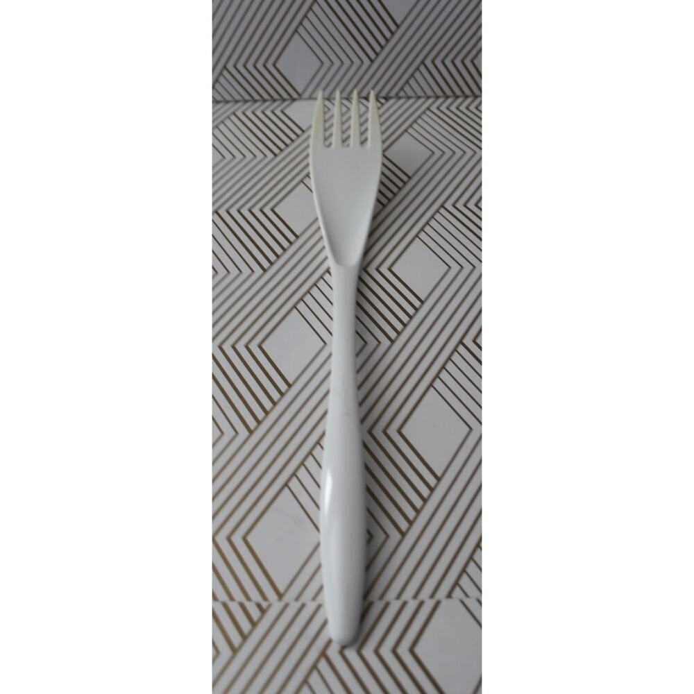 Hutzler Fork Spatula Melamine Turner Flipper Utensil #530 White Used